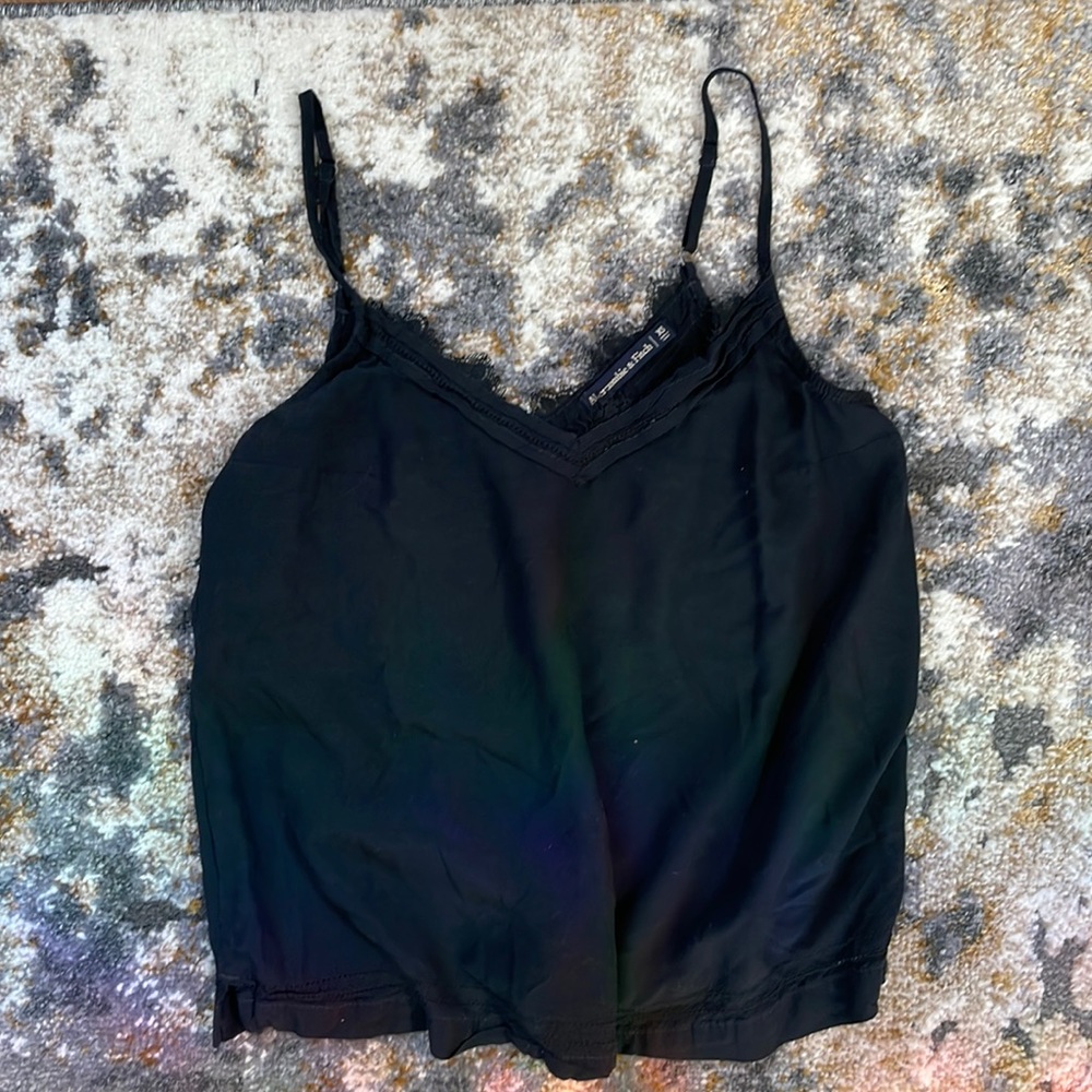 Abercrombie & Fitch Black Tank Top